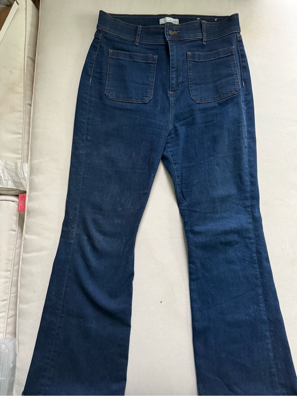 Lift the slim flare Women's Dark Blue High-Rise Flare Jeans
